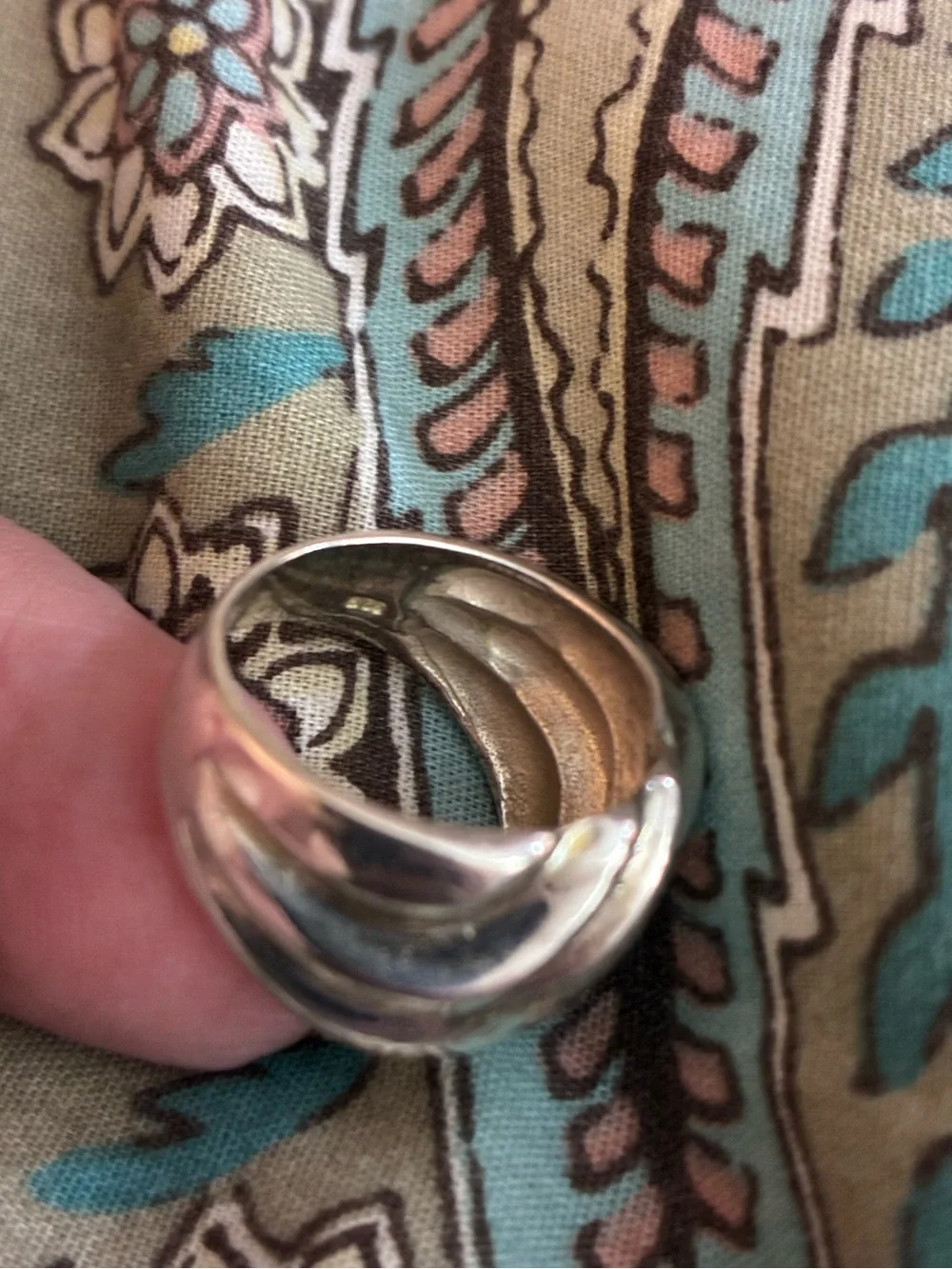 Sterling Silver Decorative Band Ring